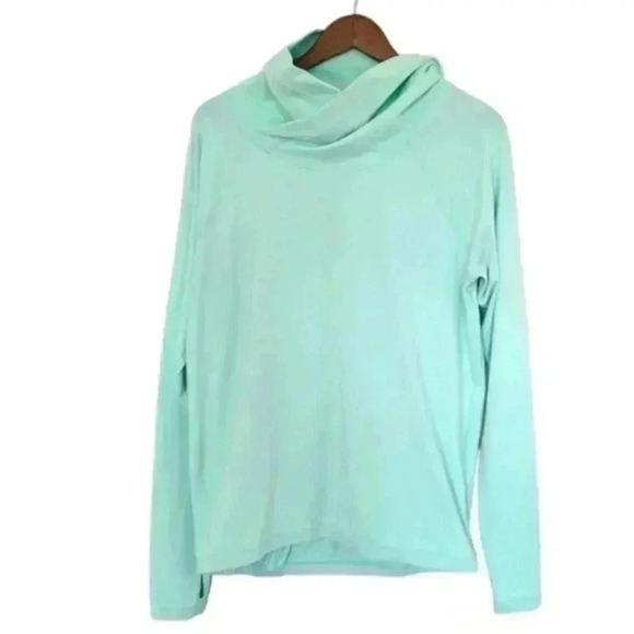 Lululemon Healthy Heart Pullover Longsleeve Fresh Teal Rulu  Collared Women's 6 - Picture 2 of 11